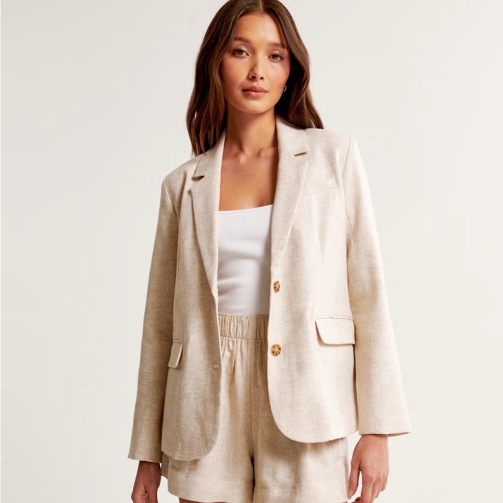 Abercrombie Linen Blazer